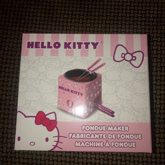 Hello Kitty Pink Fondue Set - Picture 1 of 2